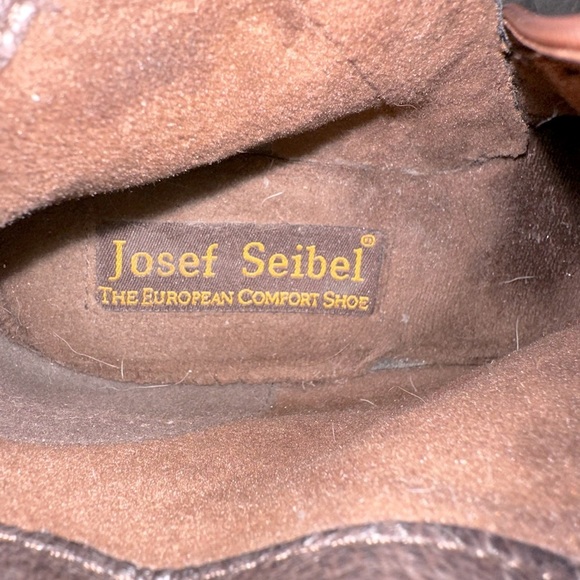 Josef Seibel Britney Bria Brown Bootie Ankle Boot size 36 - Picture 6 of 7